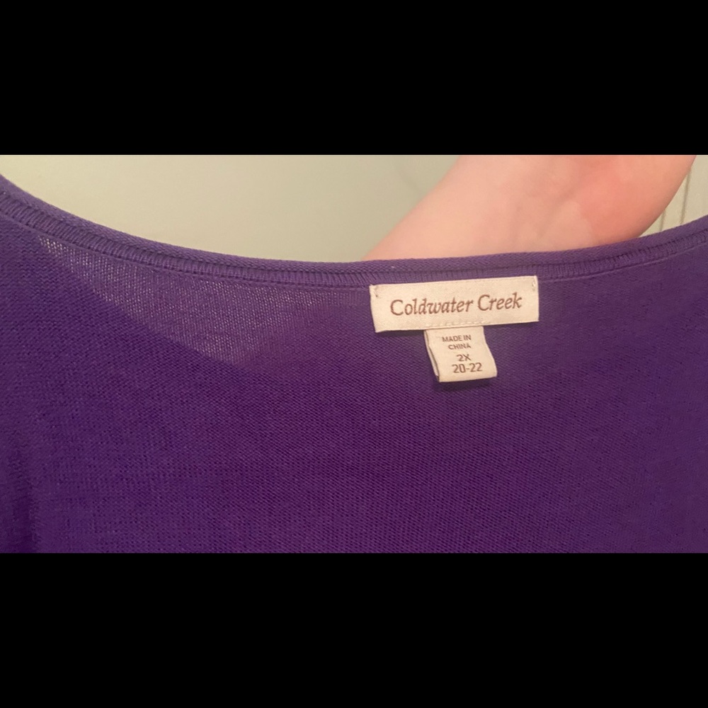 Purple t shirt